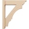 Ekena Millwork 6-in W x 22-in D x 26-in H Balboa Trad Rough Cedar Woodgrain TimberThane Outlooker, Primed Tan OUTUR060X22X26BOA04RCPR - alternate 3